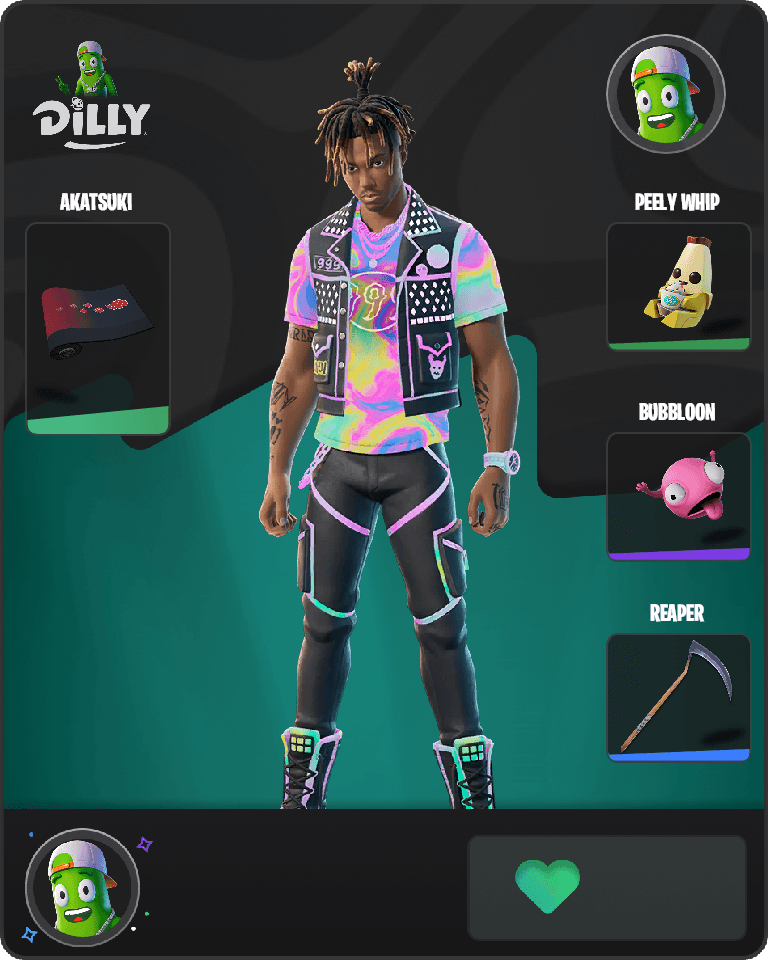 Juice WRLD Fortnite combo