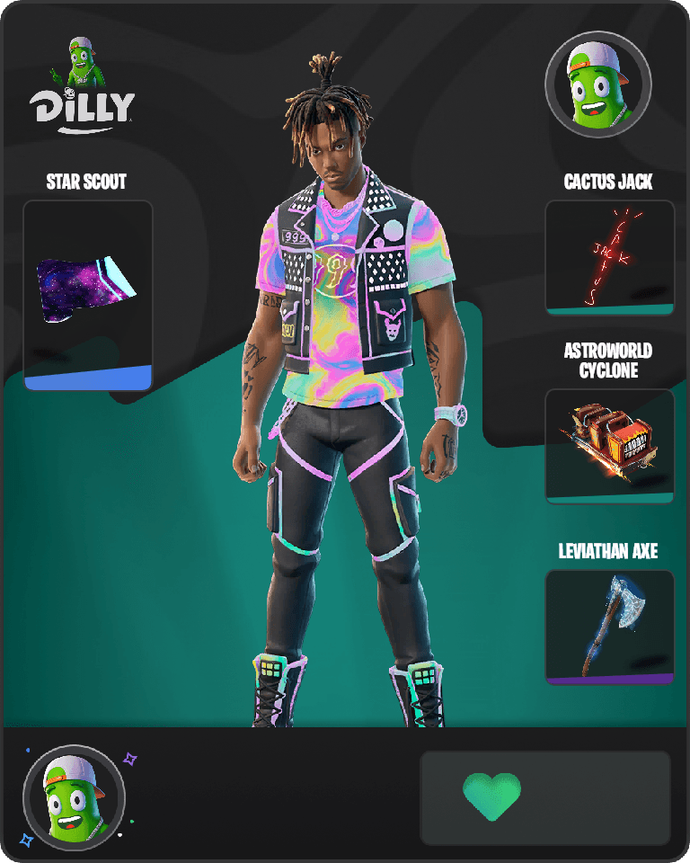 Juice WRLD Fortnite combo
