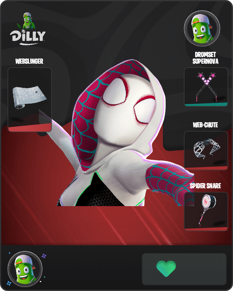 Spider-Gwen Fortnite combo