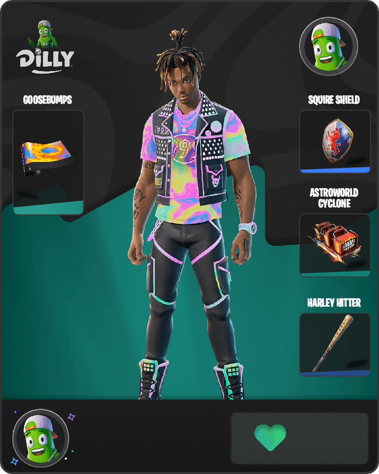 Juice WRLD Fortnite combo