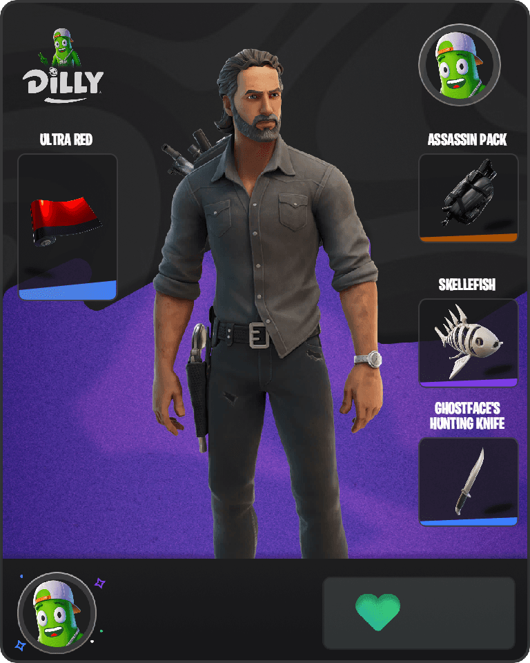 Rick Grimes Fortnite combo