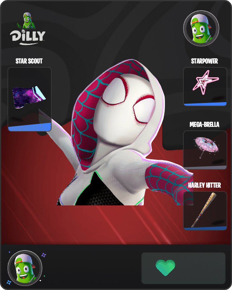 Spider-Gwen Fortnite combo