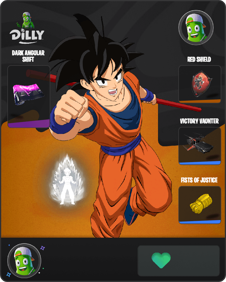 Son Goku Fortnite combo