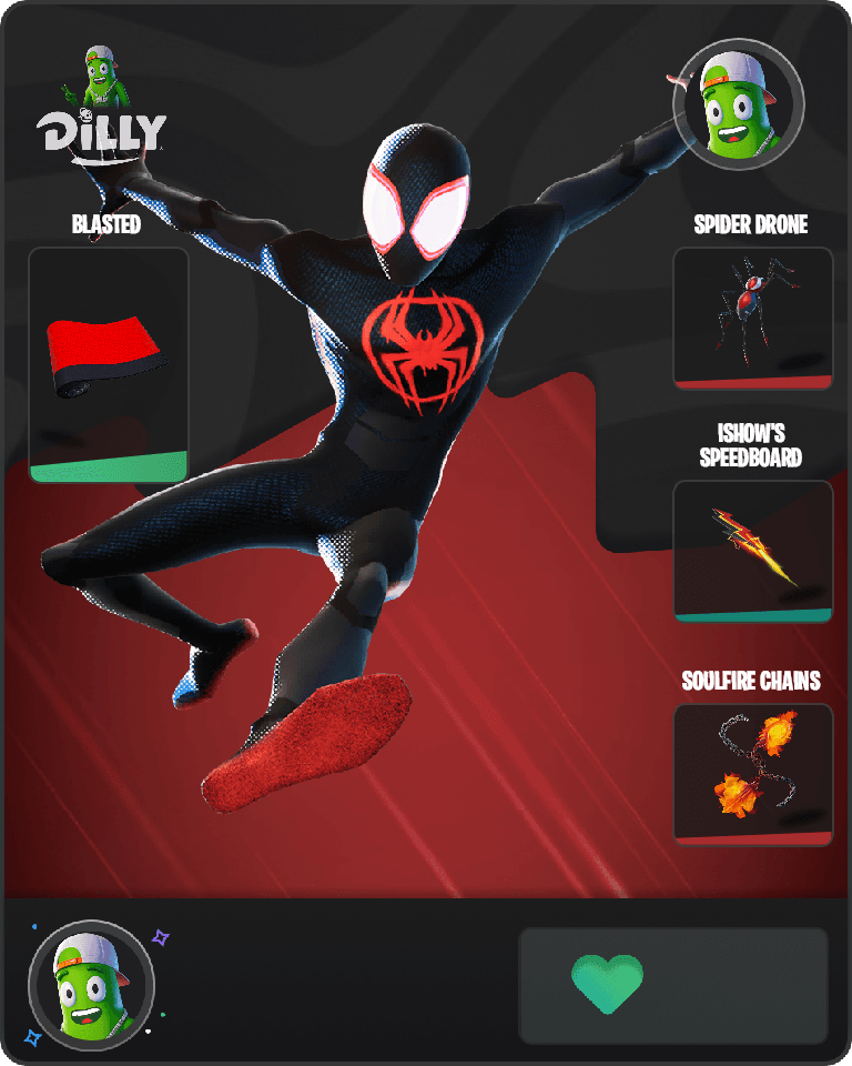 Spider-Man (Miles Morales) Fortnite combo