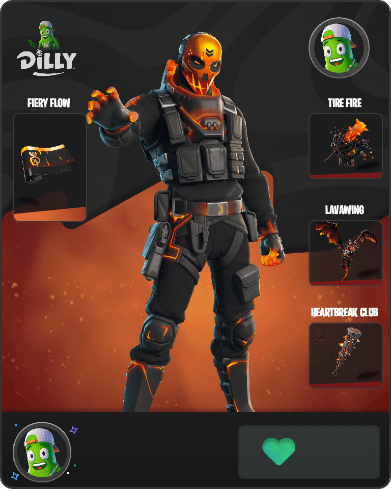 Molten Metal Mouth Fortnite combo