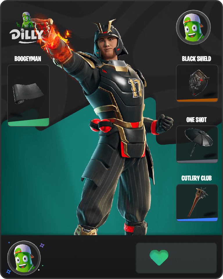 Samurai Shohei Fortnite combo