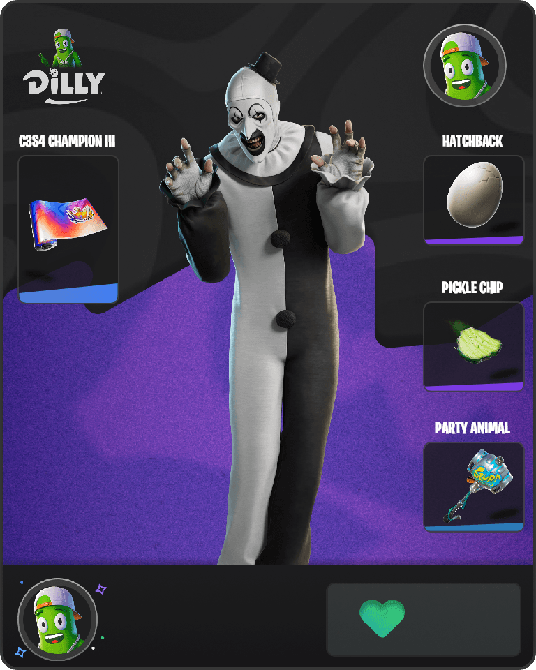 Art the Clown Fortnite combo