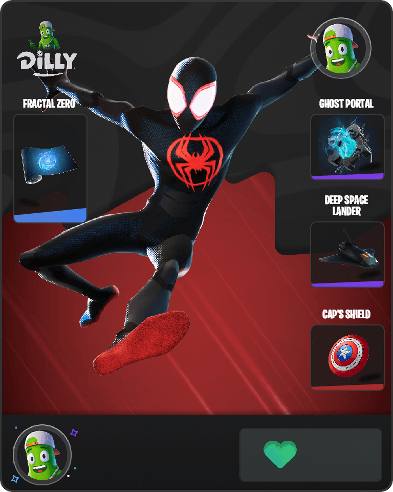Spider-Man (Miles Morales) Fortnite combo