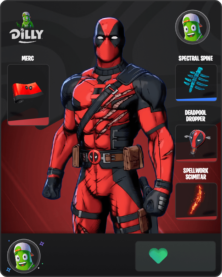 Deadpool (Pen & Ink) Fortnite combo