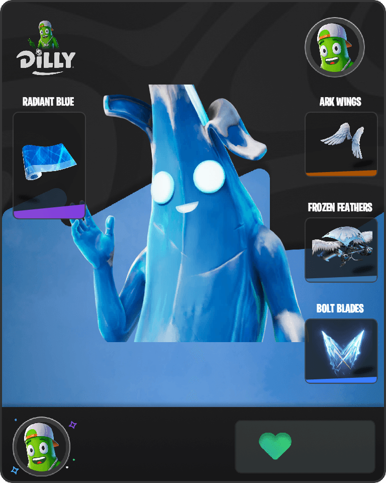 Polar Peely Fortnite combo