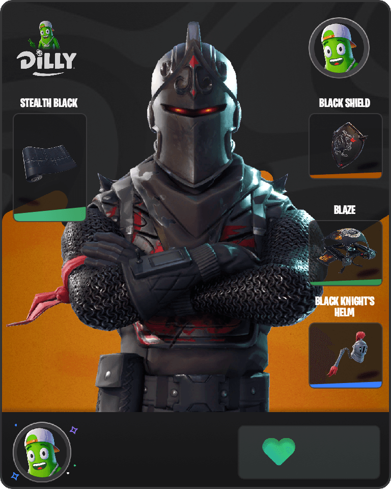 Black Knight Fortnite combo