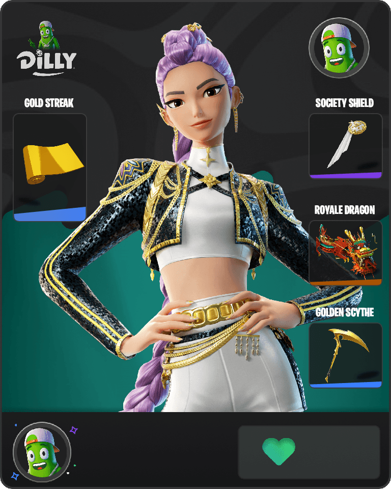 Golden Rumi Fortnite combo
