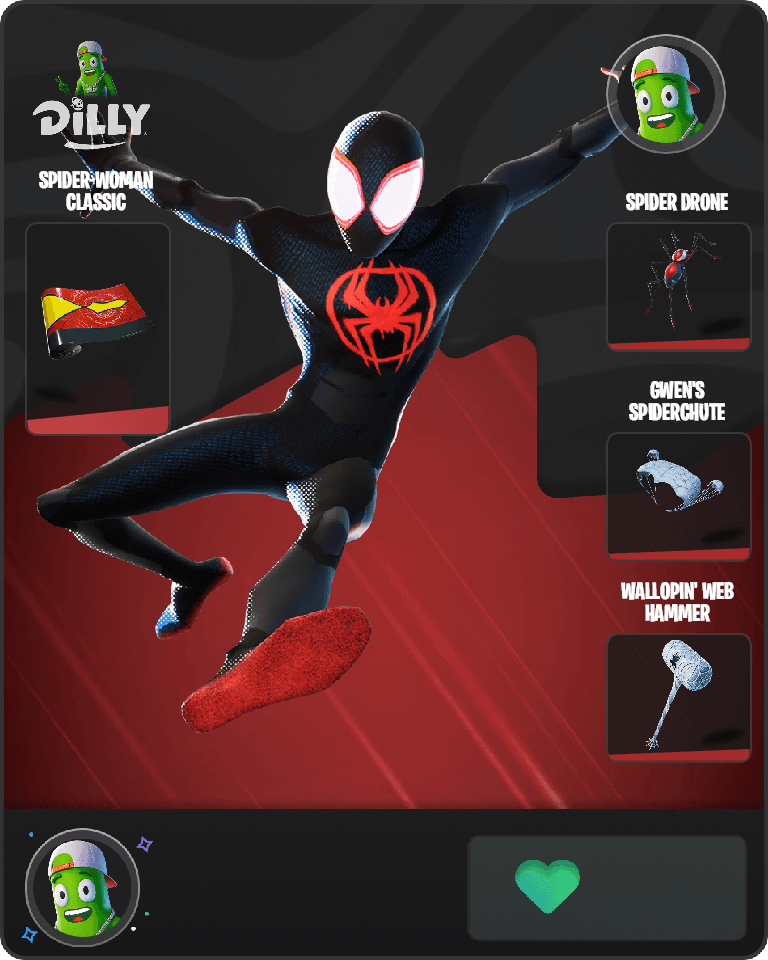 Spider-Man (Miles Morales) Fortnite combo