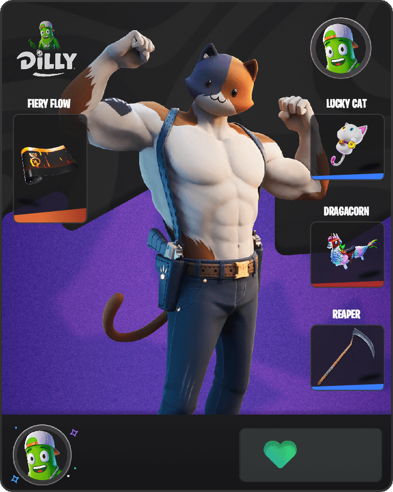Meowscles Fortnite combo
