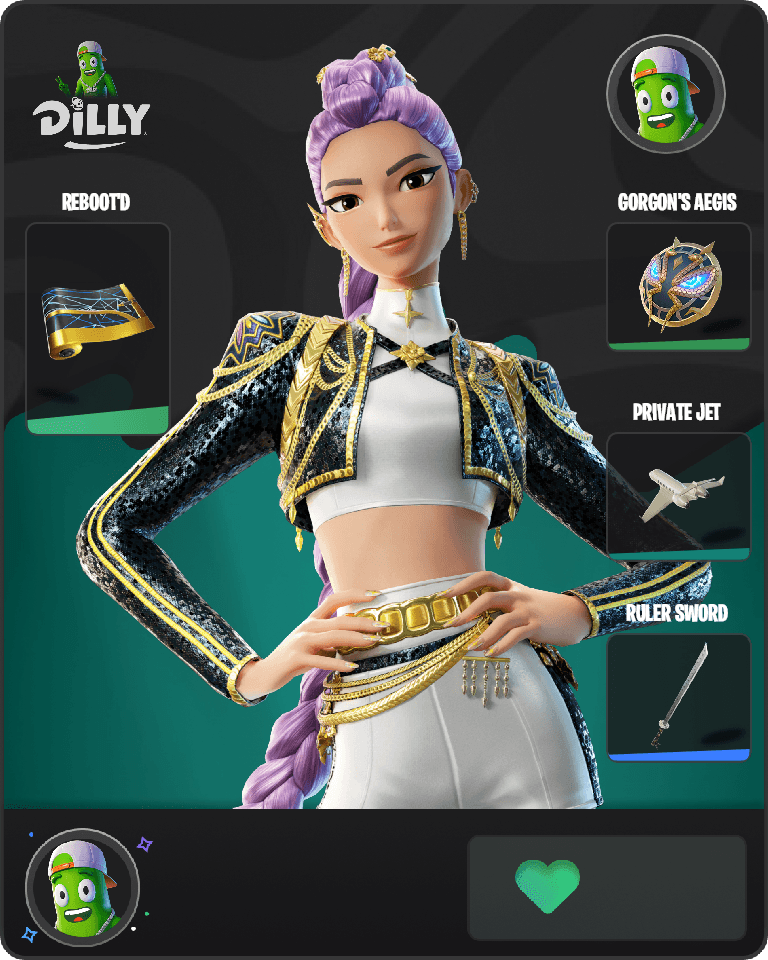 Golden Rumi Fortnite combo