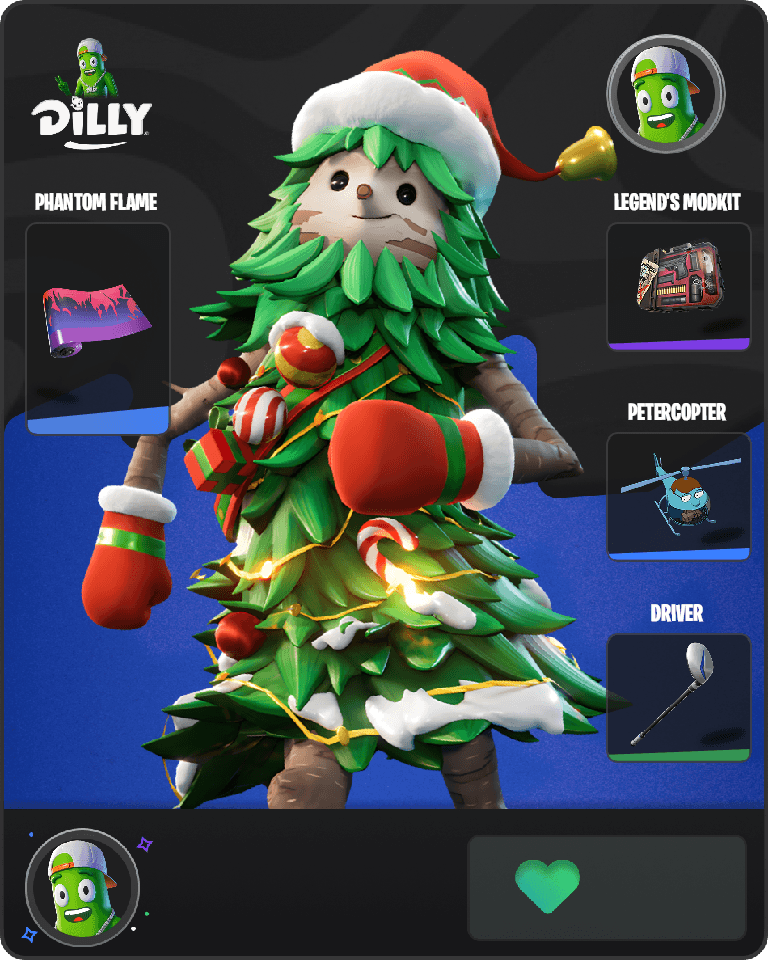 Winterfest Bushranger Fortnite combo