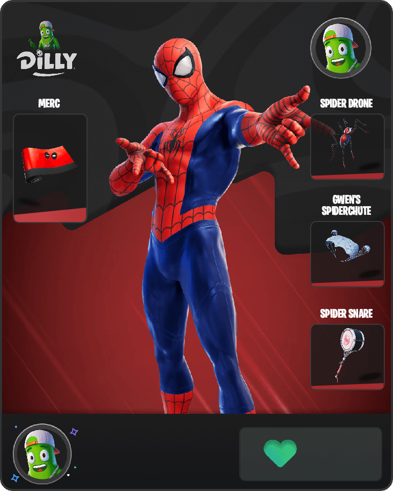 Spider-Man Fortnite combo