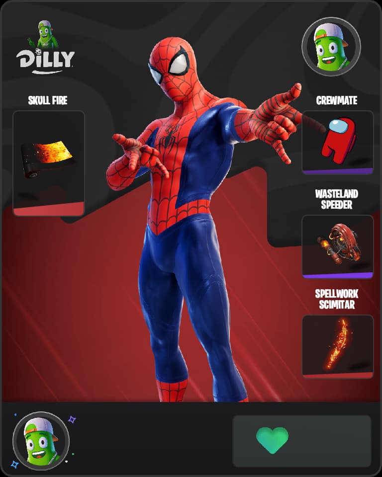 Spider-Man Fortnite skin combo
