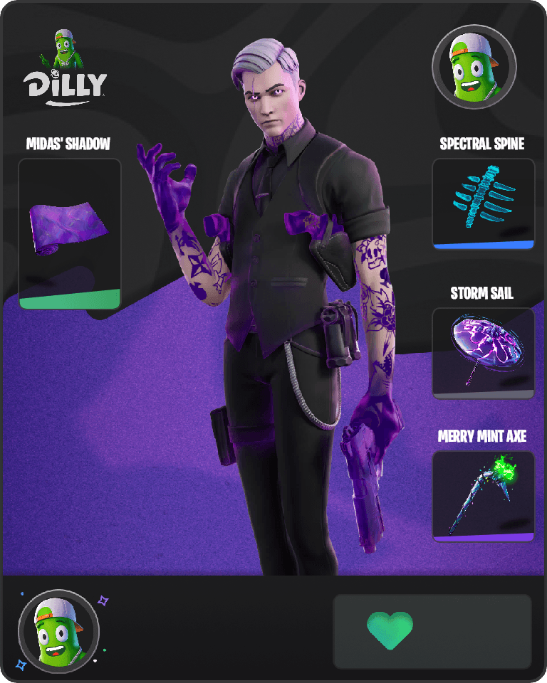 Shadow Midas Fortnite combo