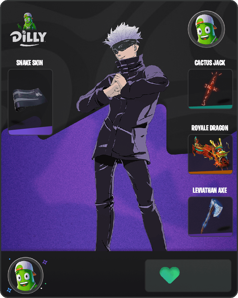 Satoru Gojo Fortnite combo