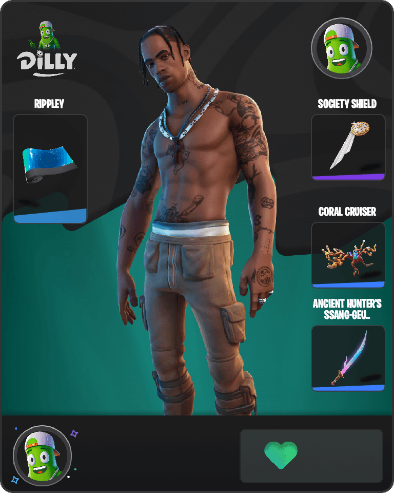Travis Scott Fortnite combo
