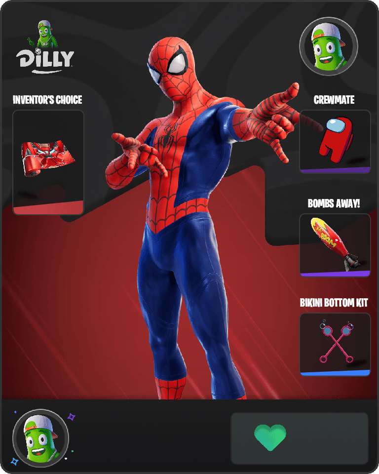 Spider-Man Fortnite combo
