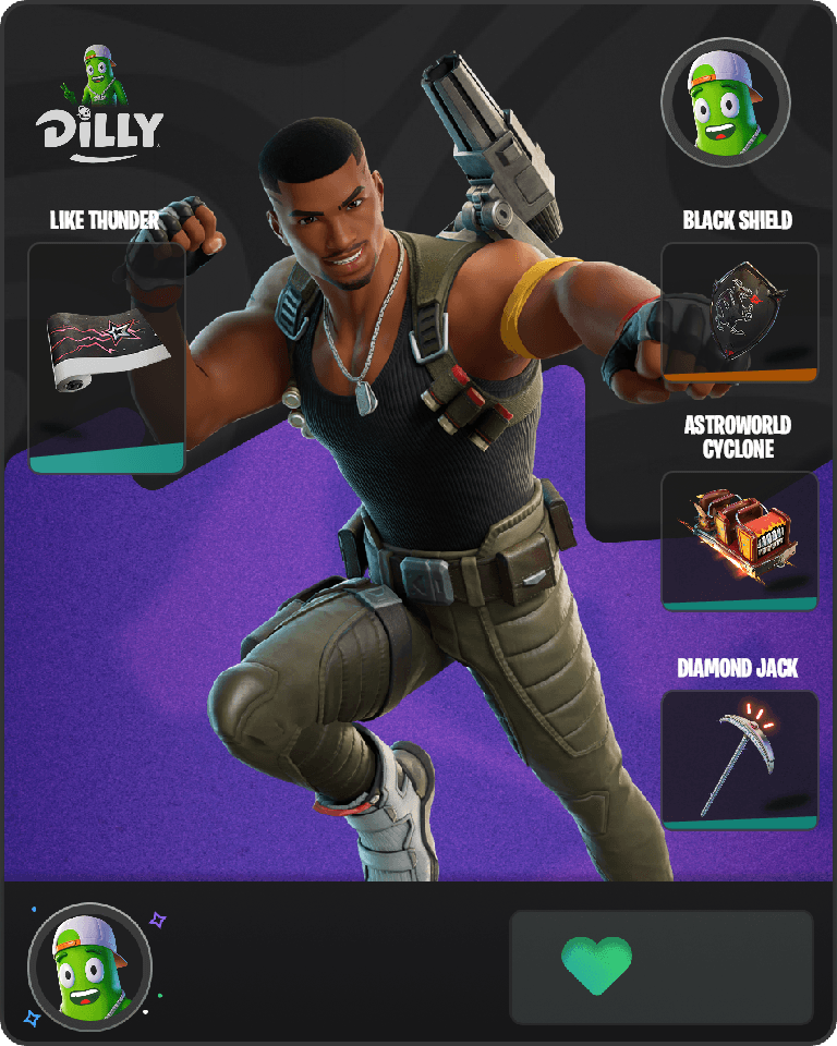 Miles Cross Fortnite combo