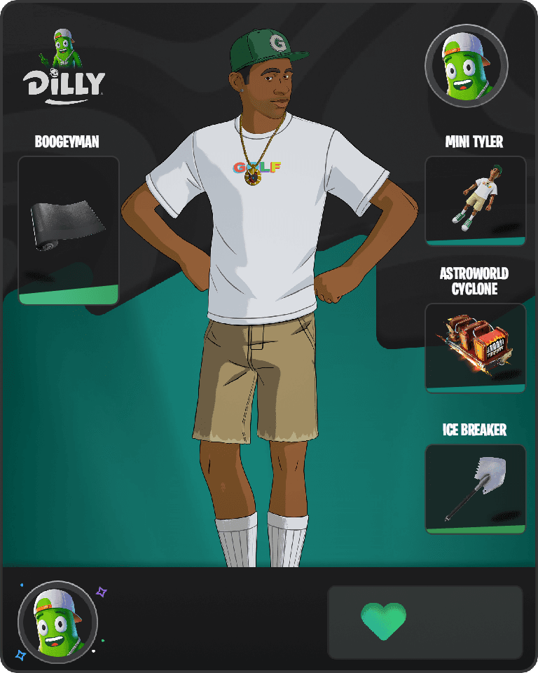 Tyler, The Creator Fortnite combo