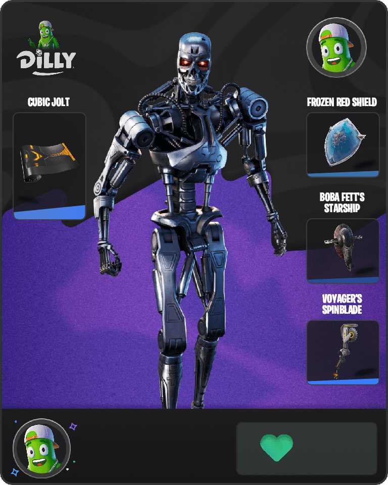 T-800 Fortnite combo