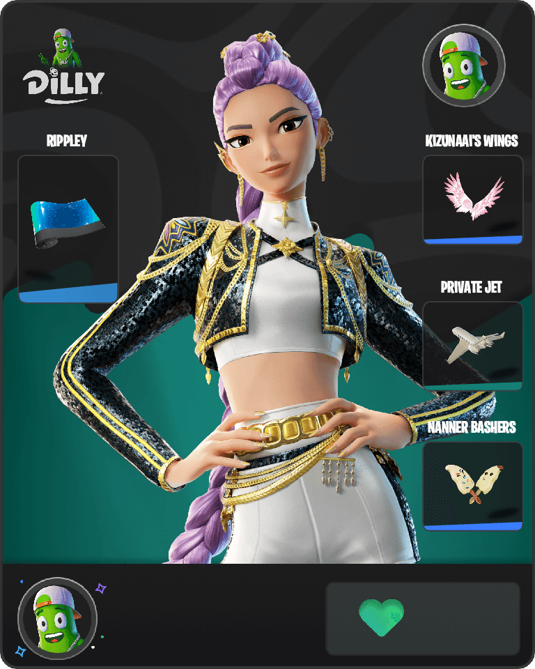 Golden Rumi Fortnite combo