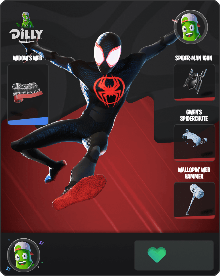 Spider-Man (Miles Morales) Fortnite combo