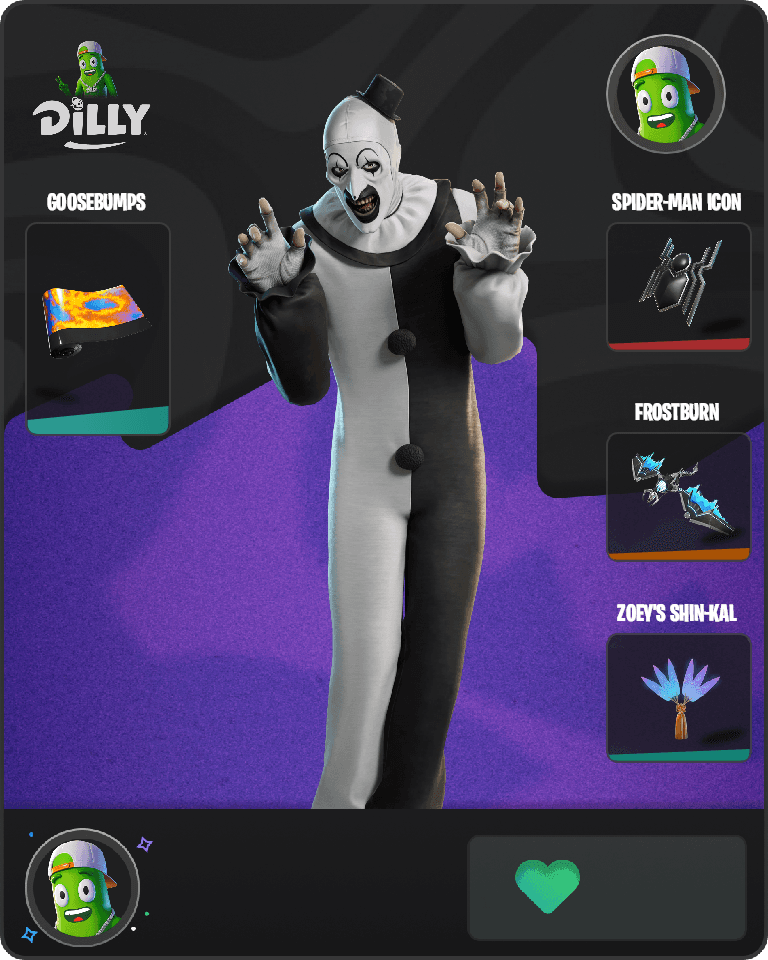Art the Clown Fortnite combo