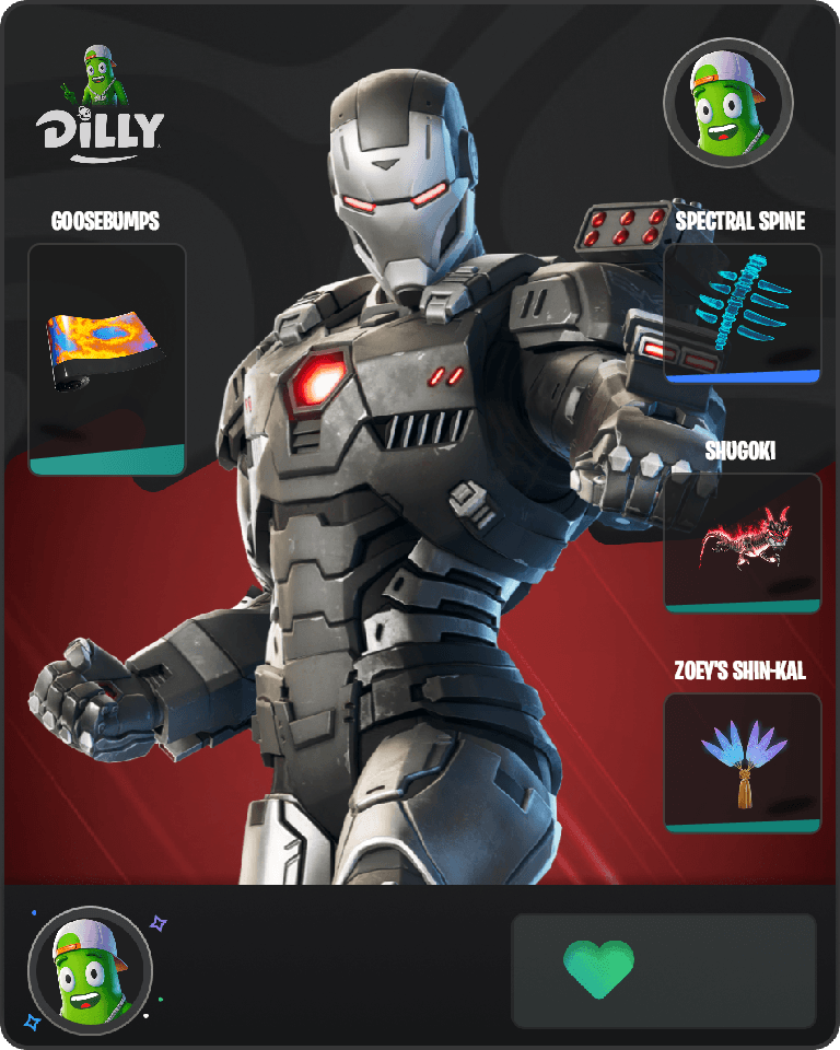 War Machine Fortnite combo