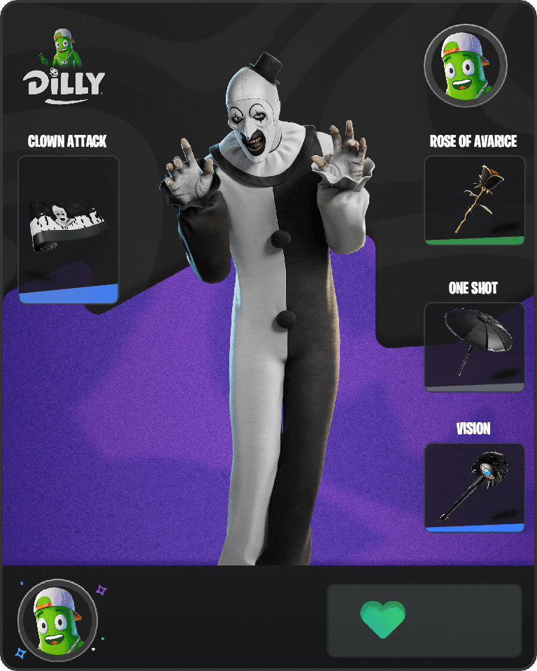 Art the Clown Fortnite combo