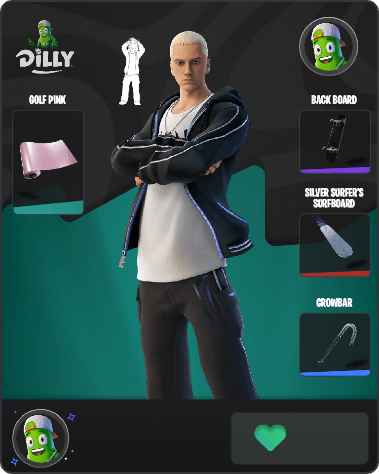 Slim Shady Fortnite combo