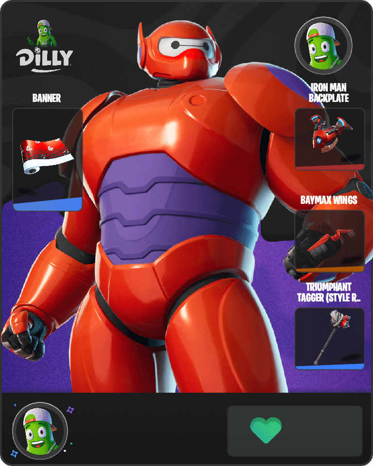 Hero Baymax Fortnite combo