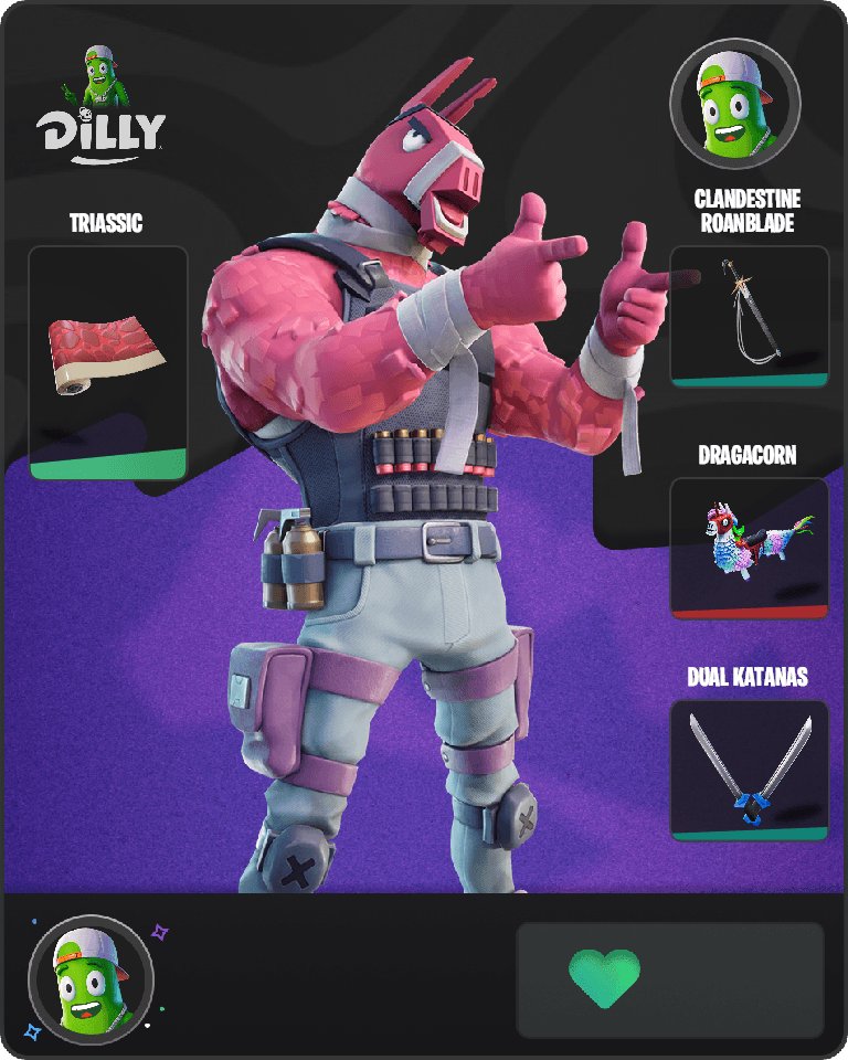 Lt. John Llama Fortnite combo