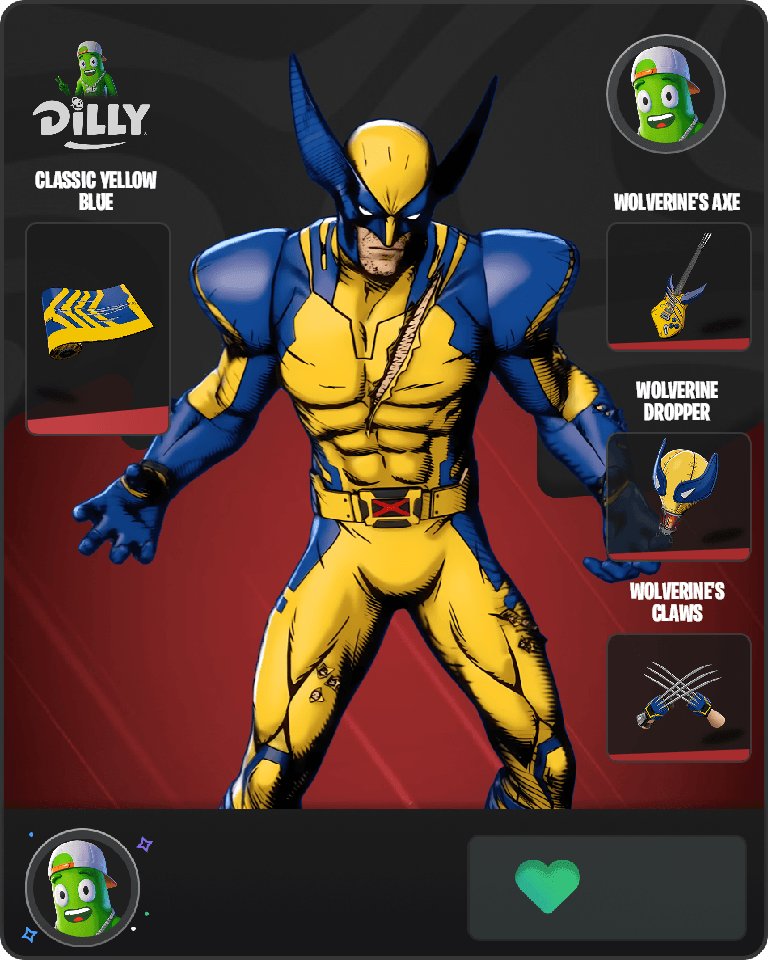 Wolverine (Pen & Ink) Fortnite combo