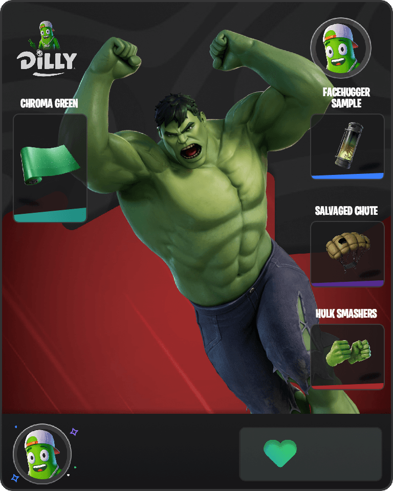 Hulk Fortnite combo