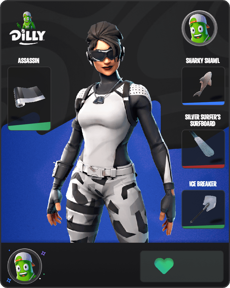 Arctic Assassin Fortnite combo