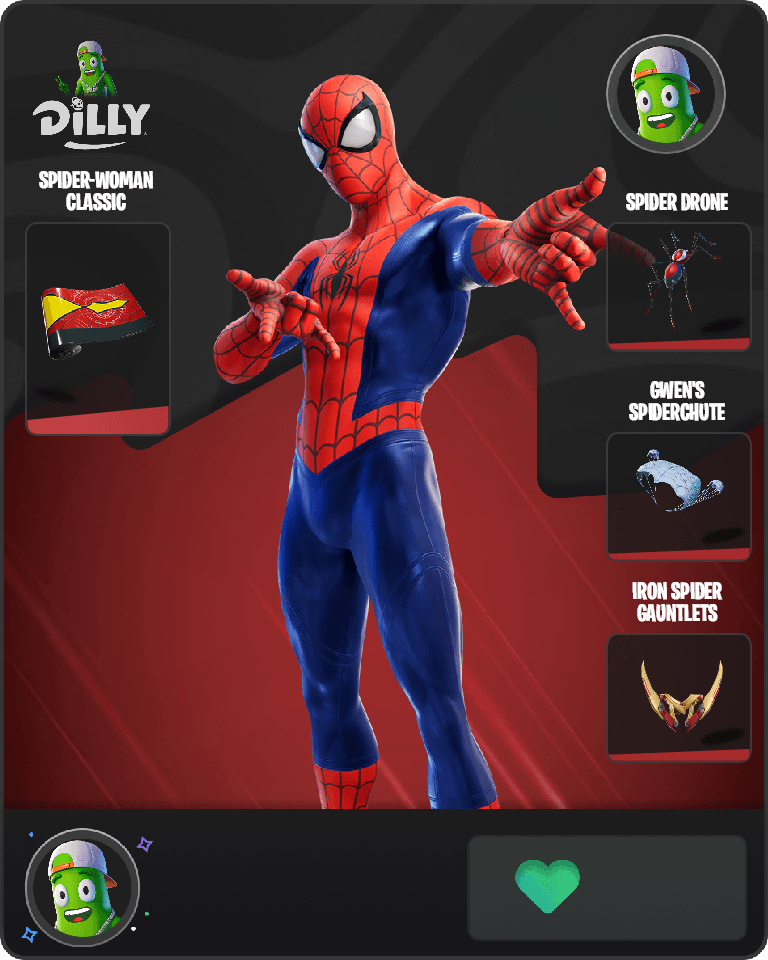 Spider-Man Fortnite combo