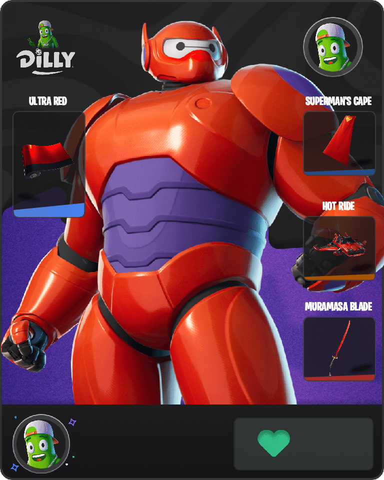 Hero Baymax Fortnite combo