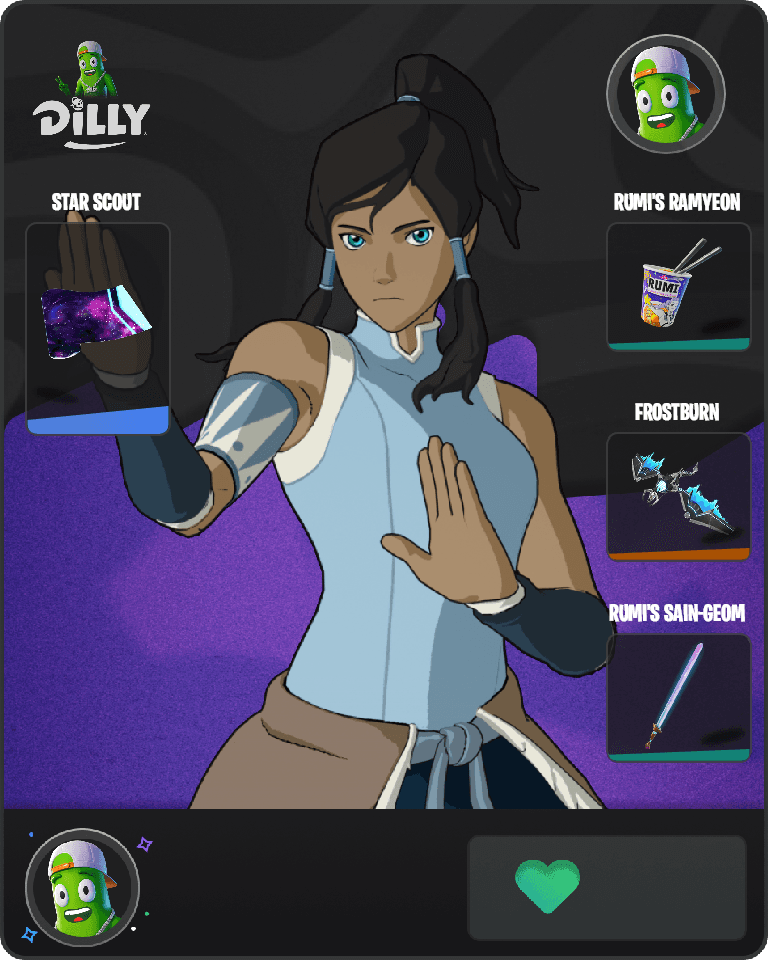 Korra Fortnite combo