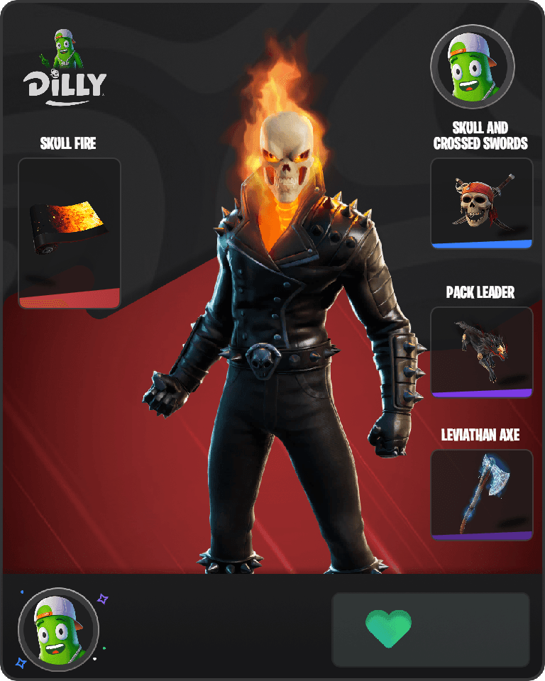 Ghost Rider Fortnite combo