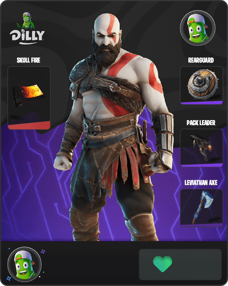 Kratos Fortnite combo