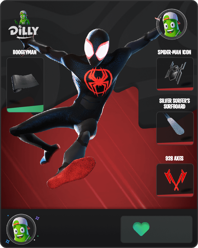 Spider-Man (Miles Morales) Fortnite combo