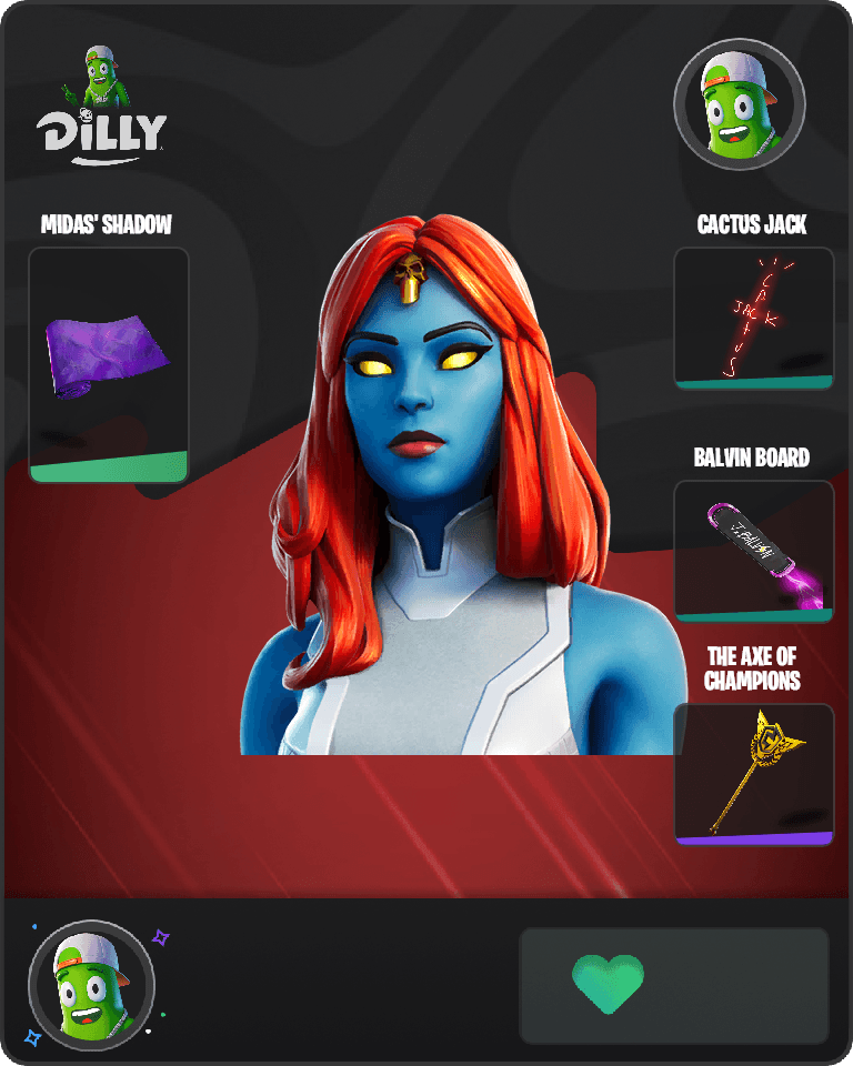 Mystique Fortnite combo
