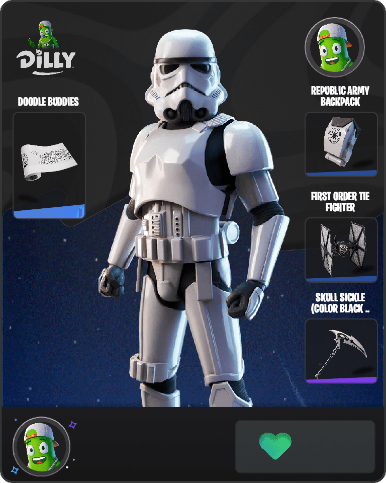 Imperial Stormtrooper Fortnite combo