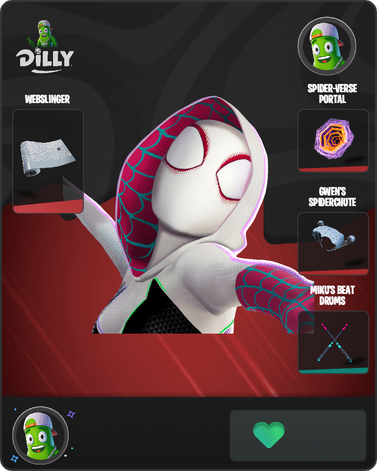 Spider-Gwen Fortnite combo