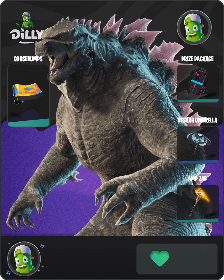 Godzilla Evolved Fortnite combo